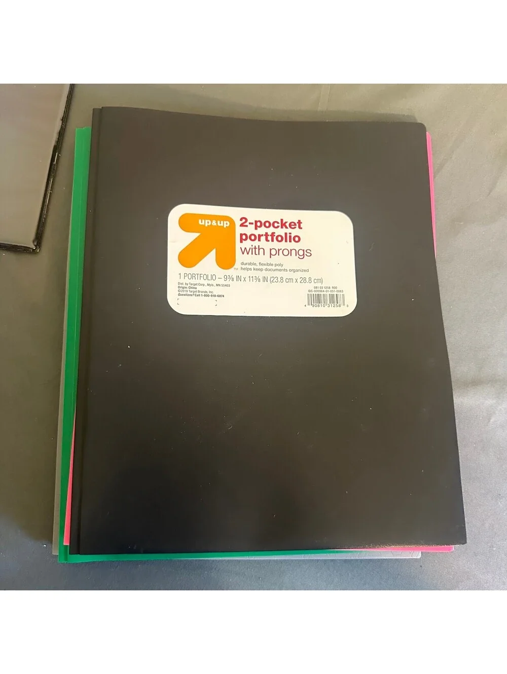 School Bundle Folders, Binder and 2 Pocket Portfolio Up & Up